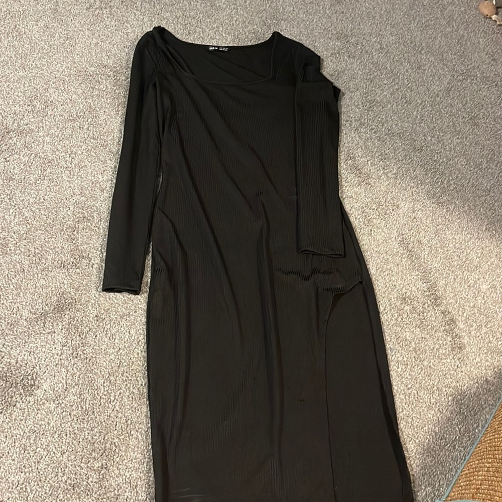 Black long dress
